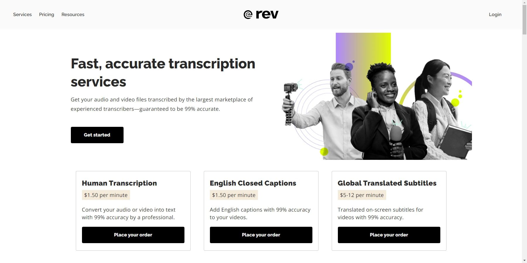 rev ai transcription tools