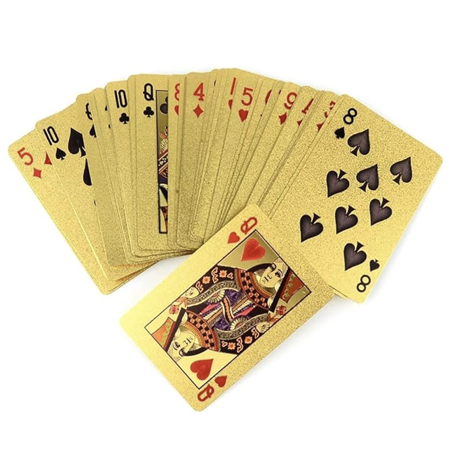 24k Gold Foil Playing Cards