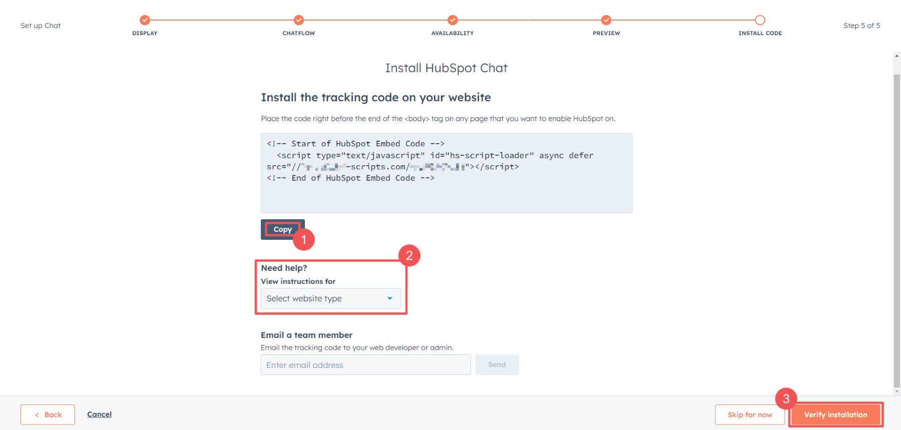 Create Chatflow - Steps 12-14