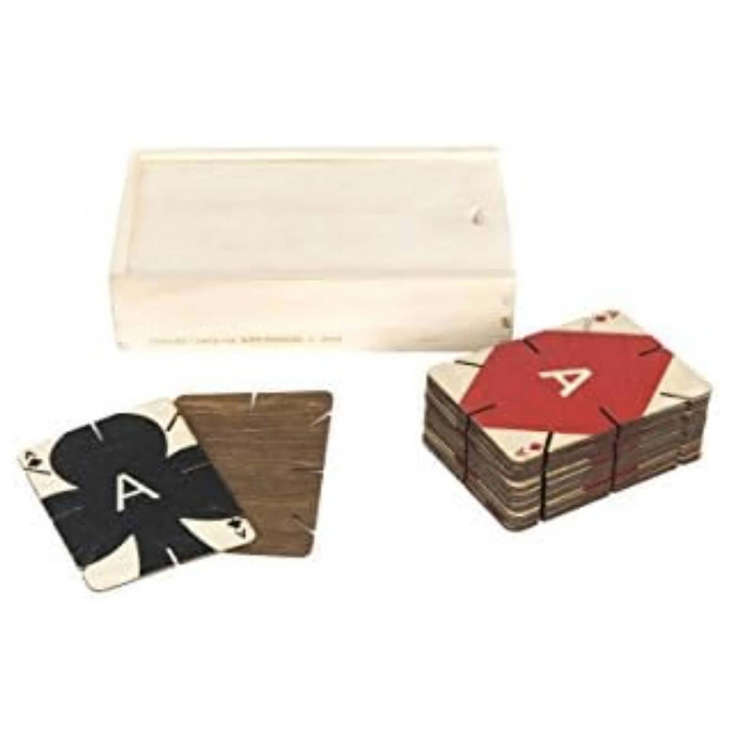 Plywood Playing Cards