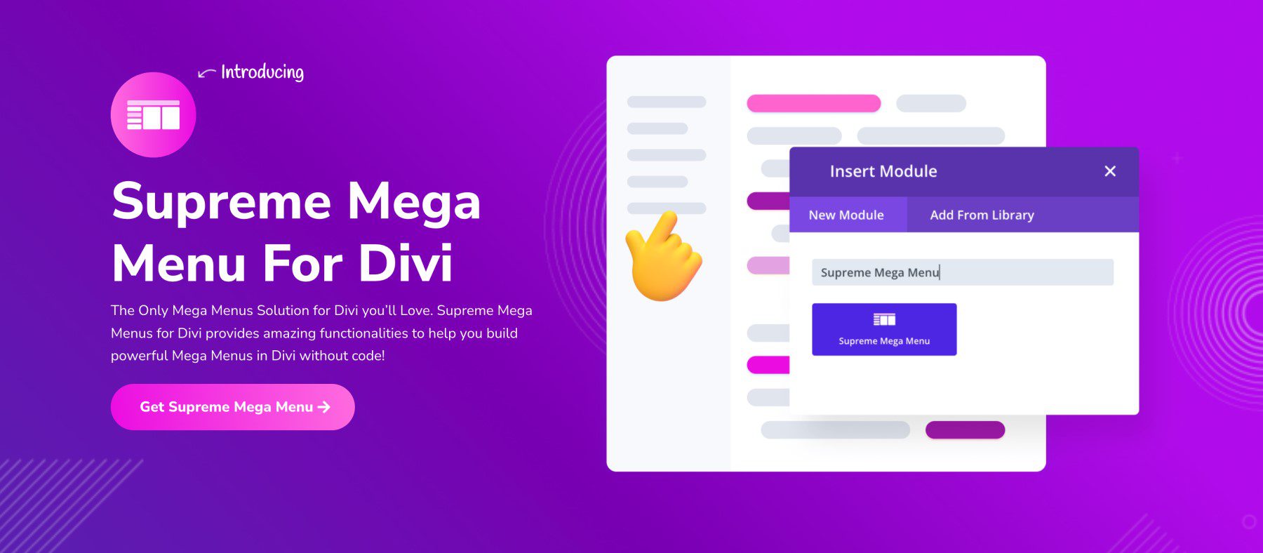 Supreme Mega Menu Extension for Divi