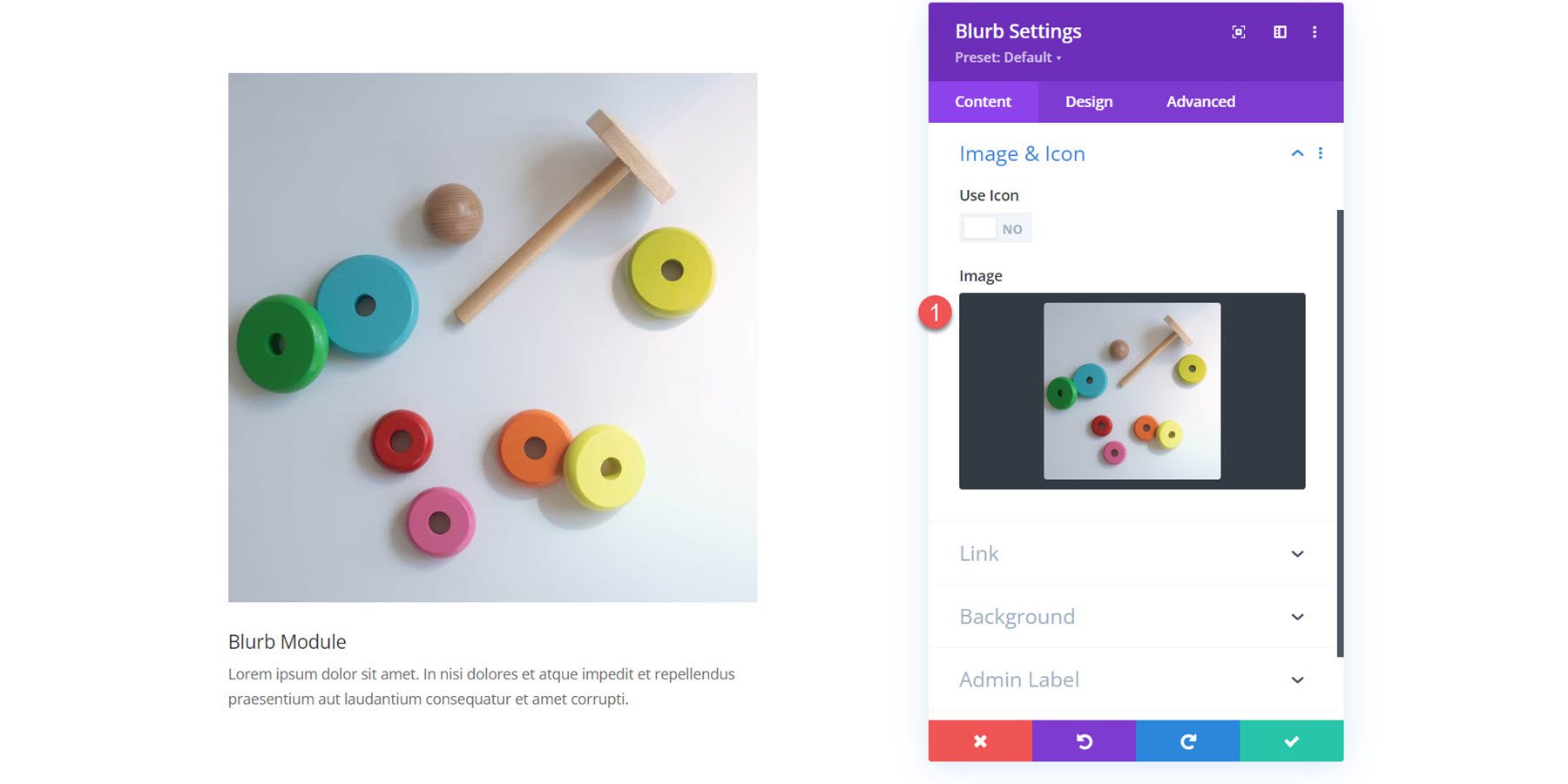 Divi Blurb Module Image