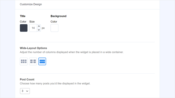 Customizing the popular posts widget theme in MonsterInsights