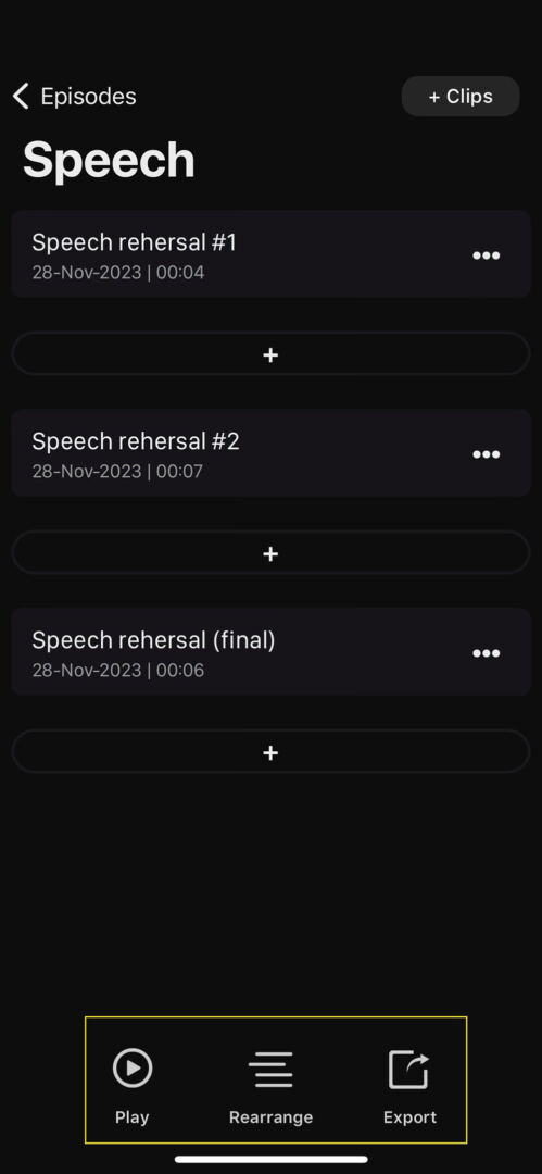 Playing and Managing Episodes in AudiOn