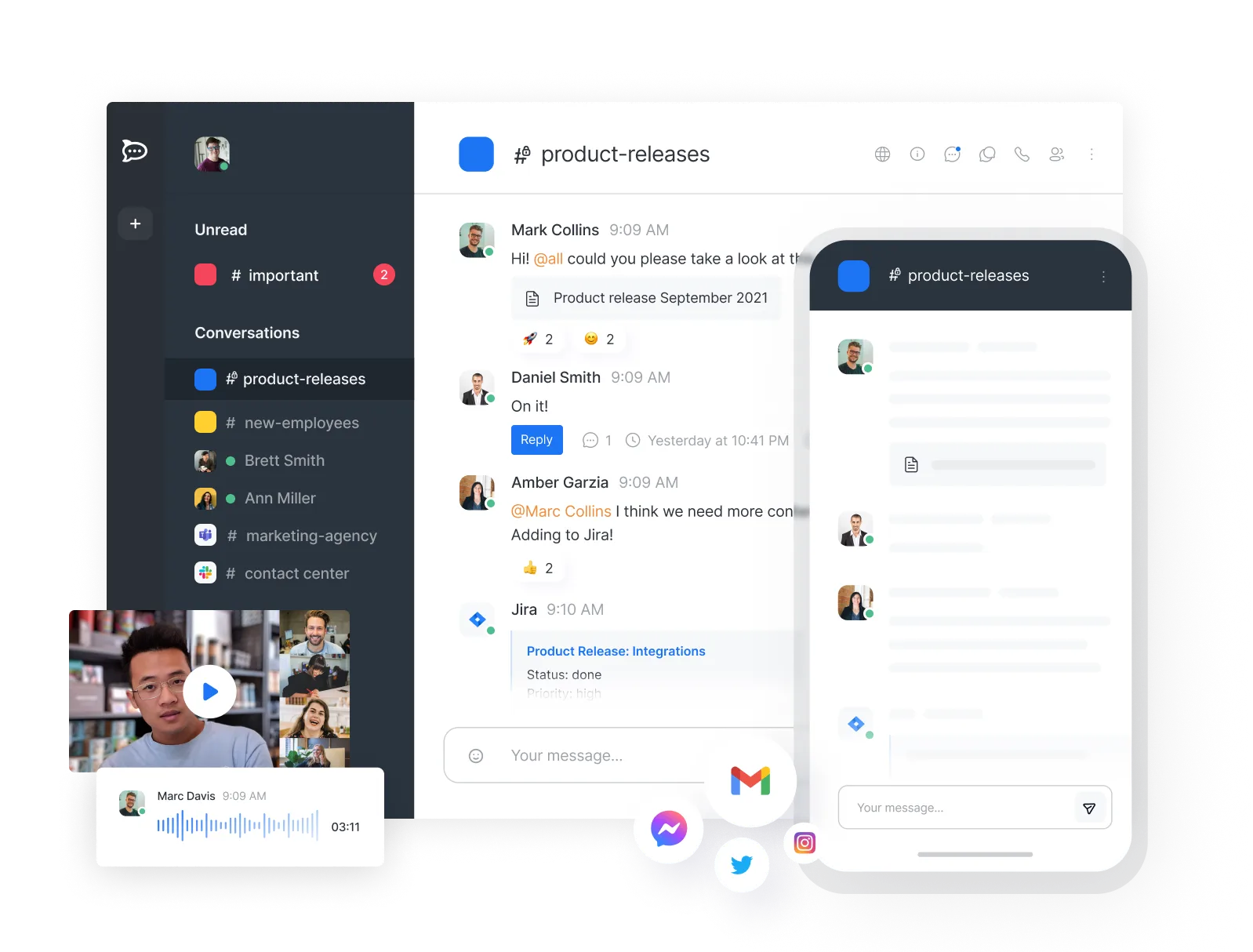 Rocket.Chat is a free, open-source Slack alternative 