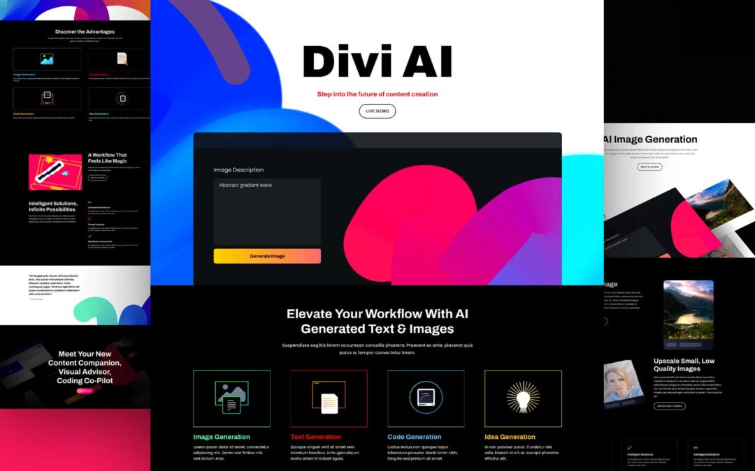 Get a Free AI Layout Pack for Divi