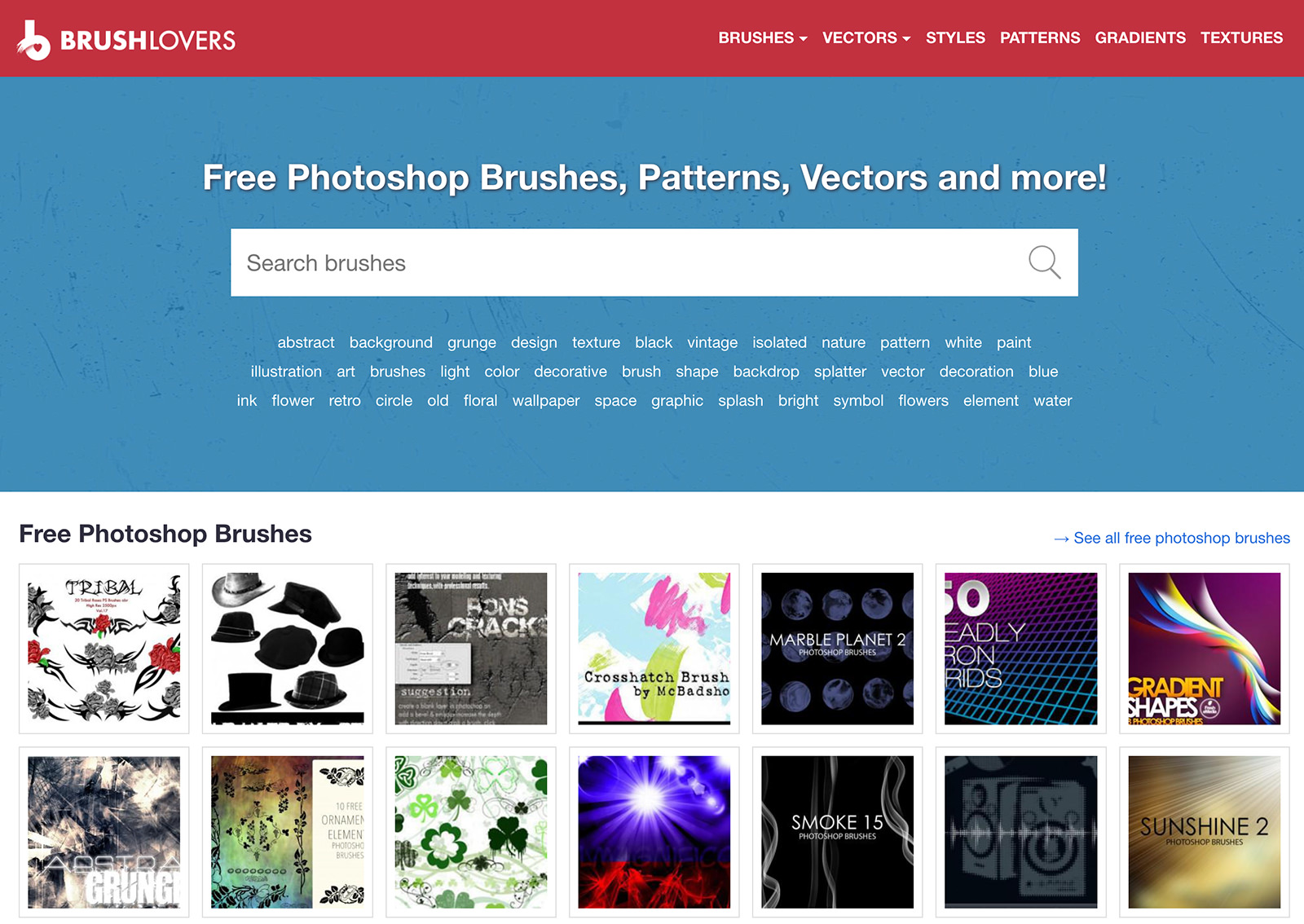 BrushLovers Website Screenshot