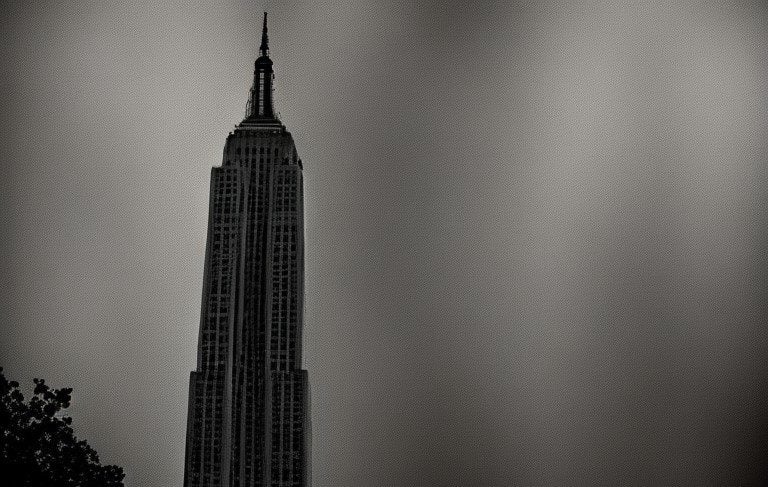 Empire State Building AI Photosonic Example