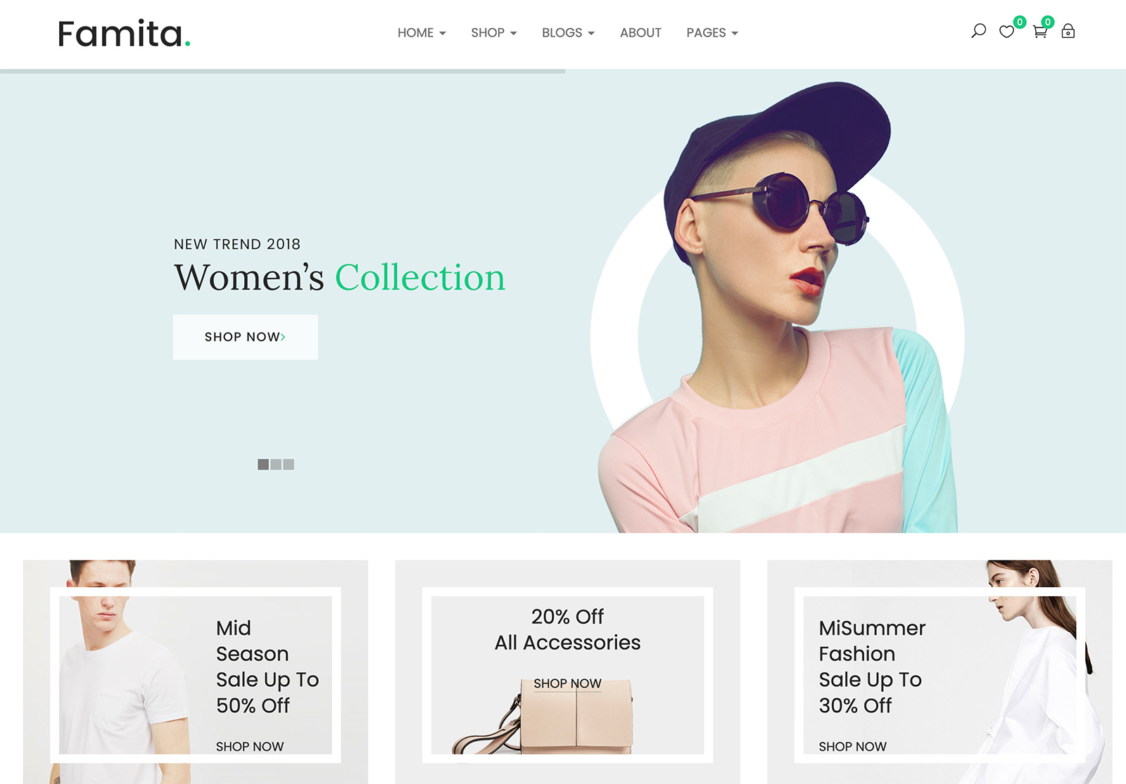 Famita WordPress Theme