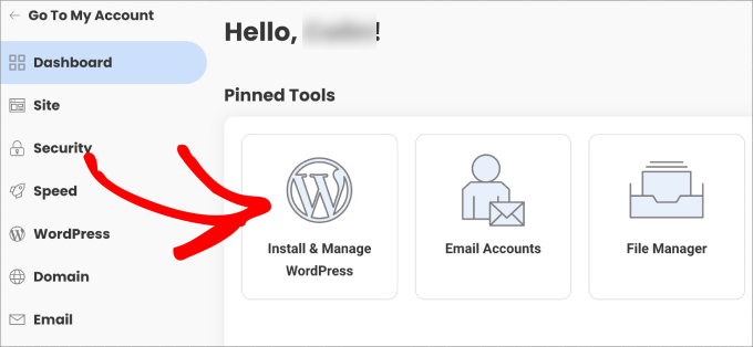 Install and manage wordpress 