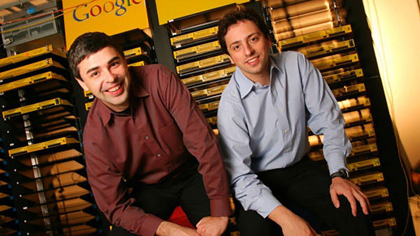 Larry Page and Sergey Brin Google