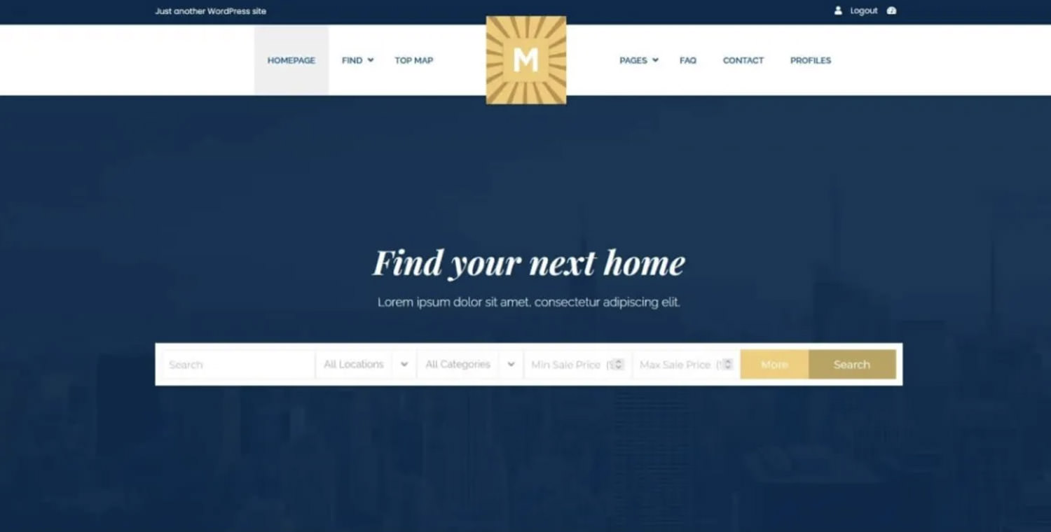 Real Estate Directory WordPress Theme