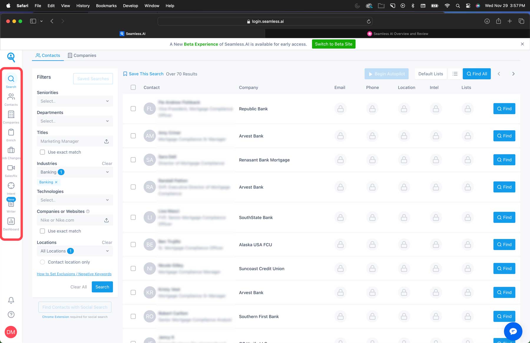 Seamless dashboard tools