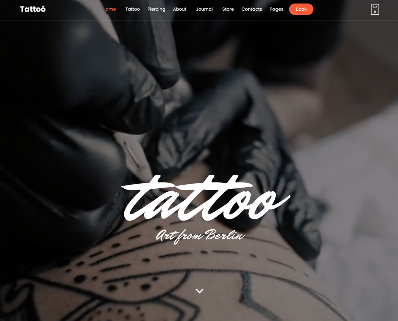 Tattoo WordPress Theme
