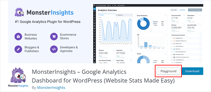 Using the Open in WordPress Playground Chrome extension