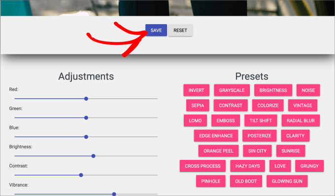 Save filter enhancements 