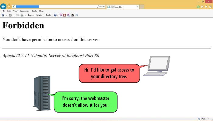 403 Forbidden Error Page