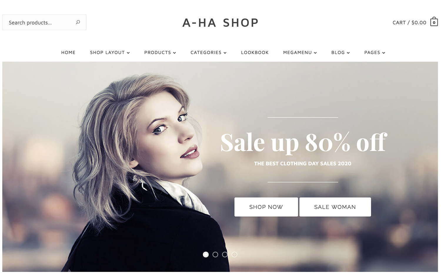 AhaShop WordPress Theme