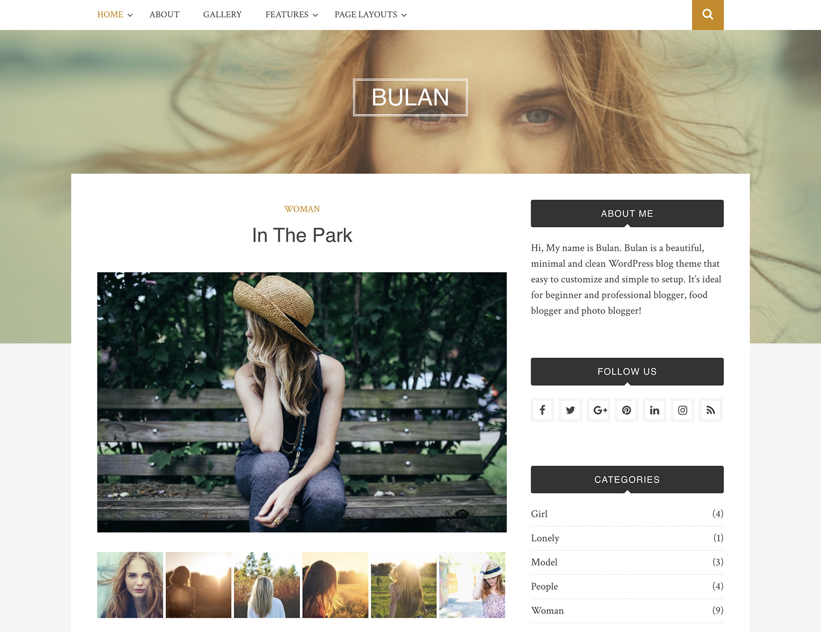 Bulan WordPress Theme