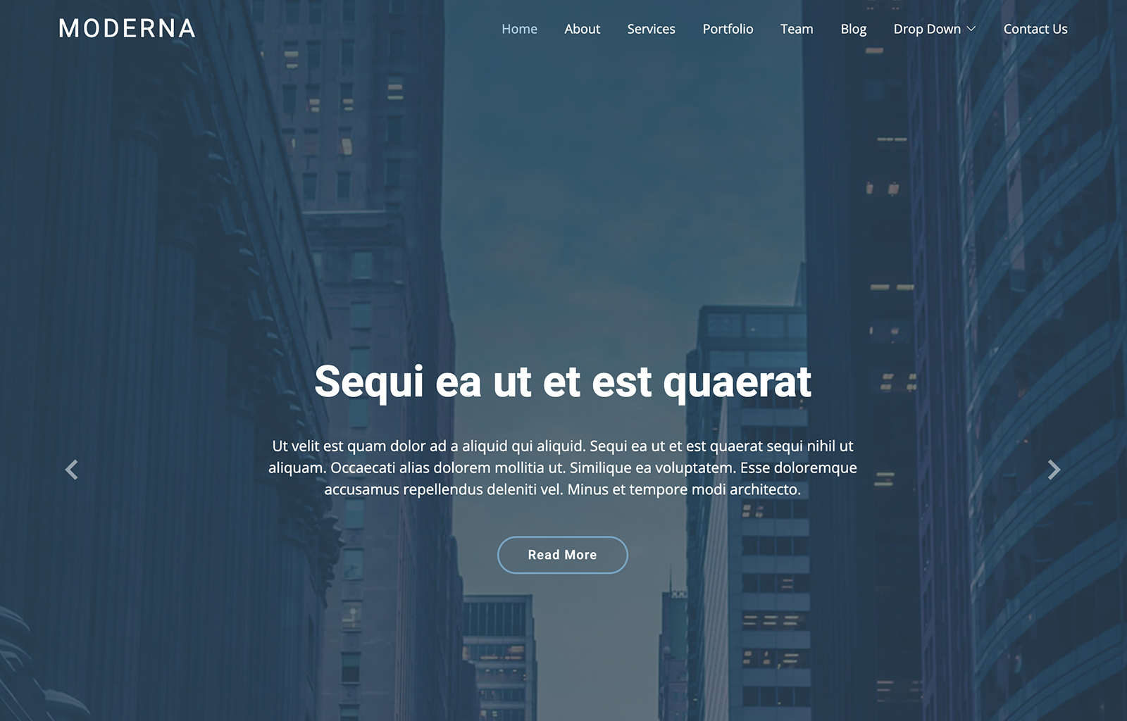 Corporate Moderna WordPress Theme