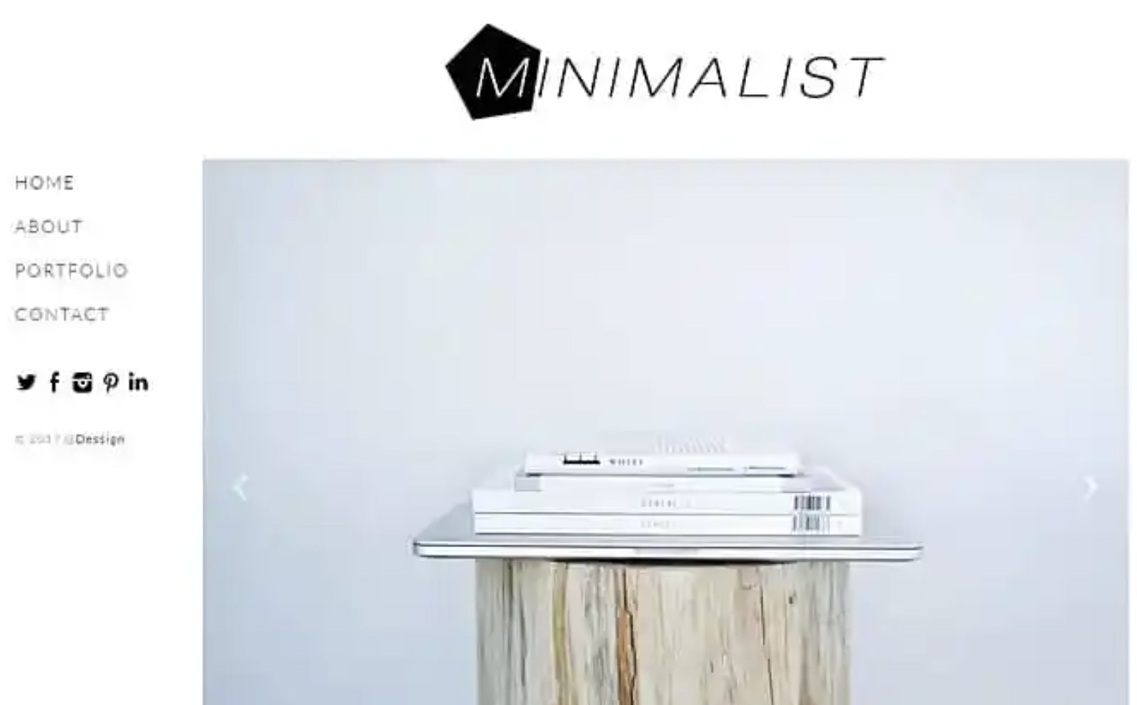 Free Minimalist WordPress Theme