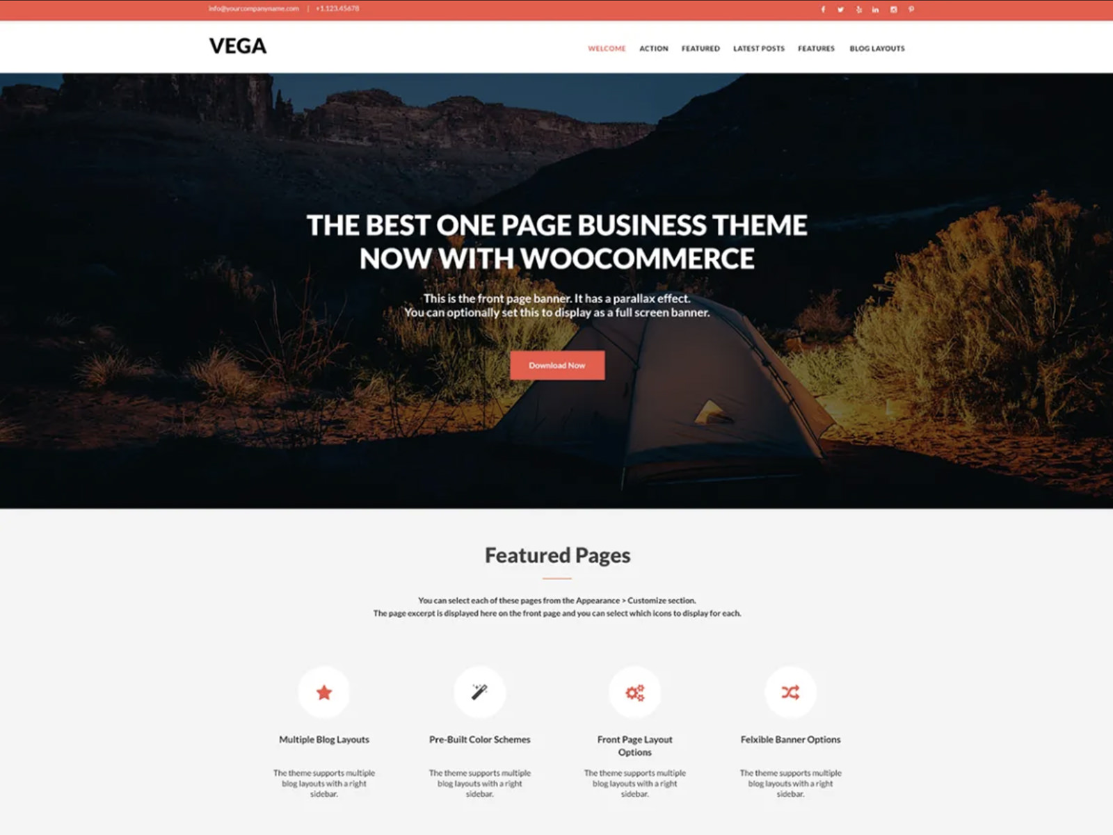 Vega WordPress Theme