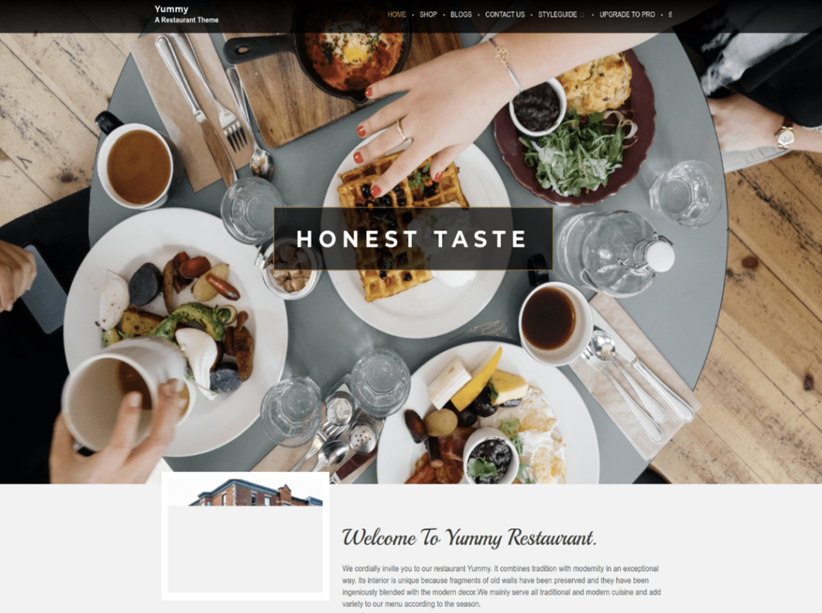 Yummy WordPress Theme