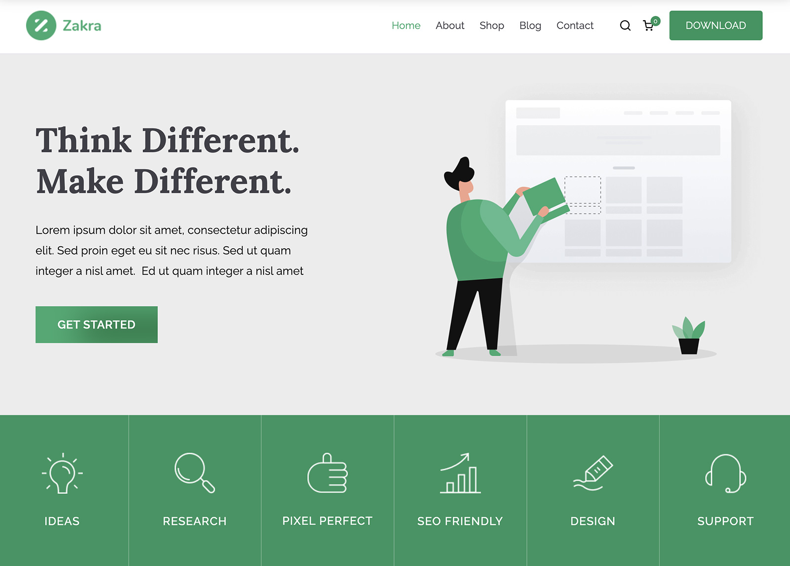 Zakra WordPress Theme