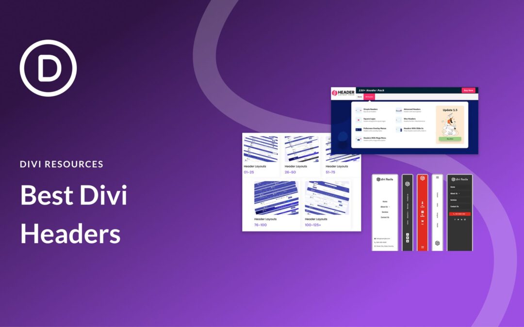 Best Divi Headers to Engage Your Visitors (4 Header Packs)