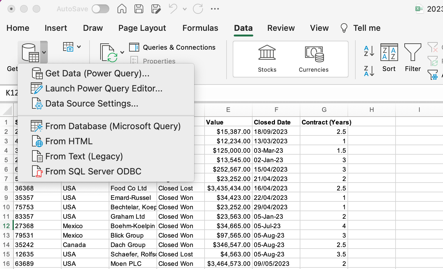 how to use power queries in Excel