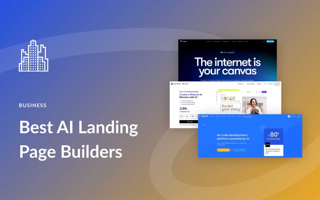 11 Best AI Landing Page Builders for 2024 (Compared)