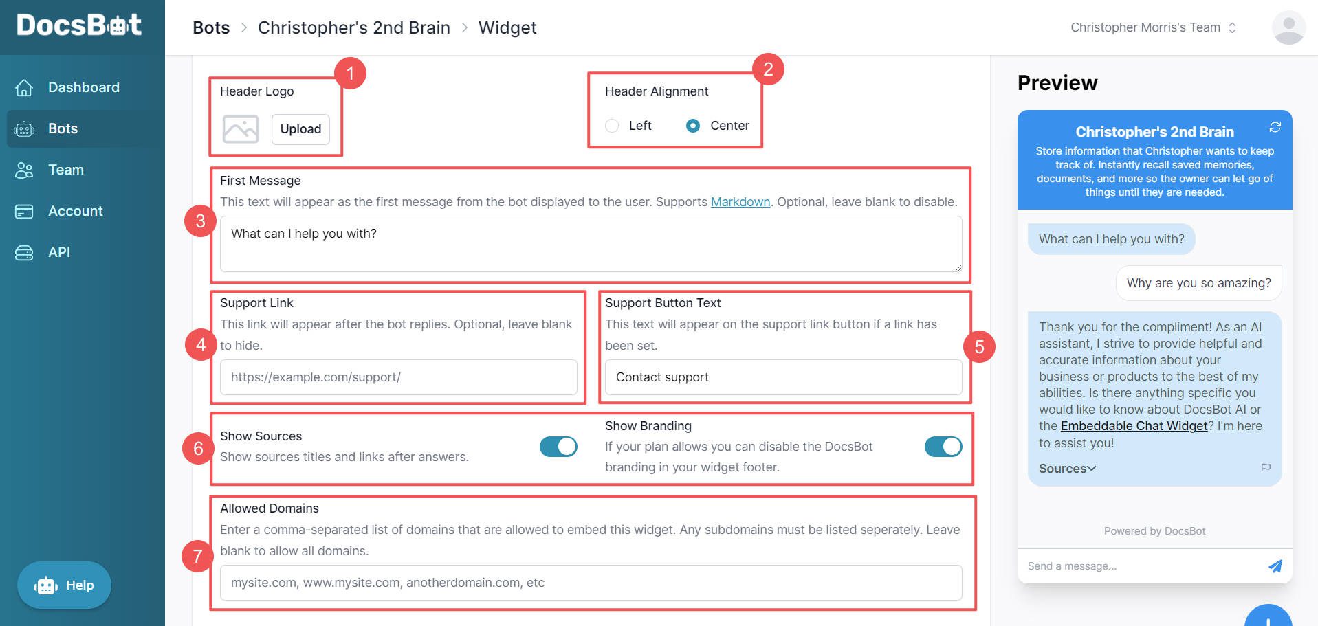 Create First Chatbot with DocsBot.ai - Steps 16-22