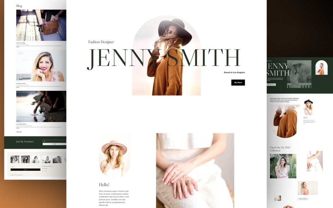 Get a Free Clothing Designer Layout Pack for Divi