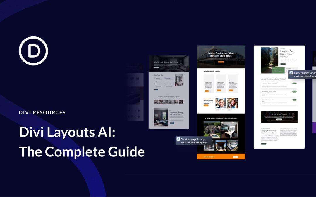 Divi Layouts AI: The Complete Guide