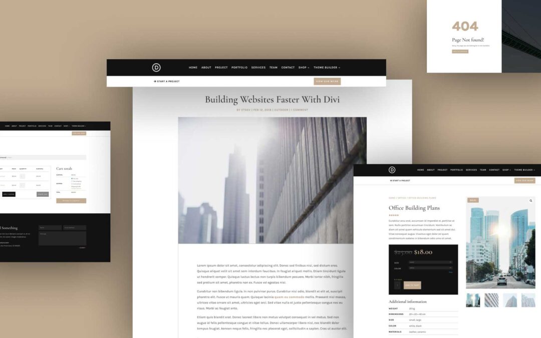 Download a Free Architecture Firm Theme Builder Pack for Divi