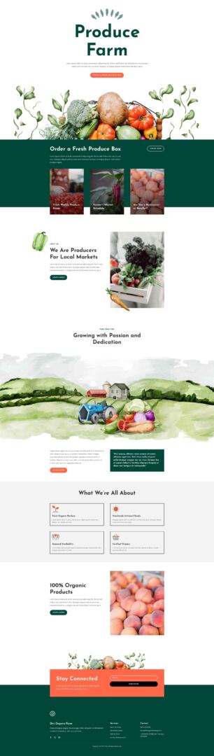 Produce Farm layout pack