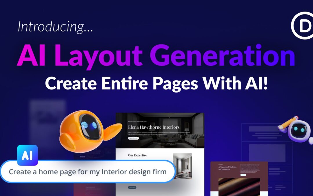 Introducing Divi AI Layout & Page Creation