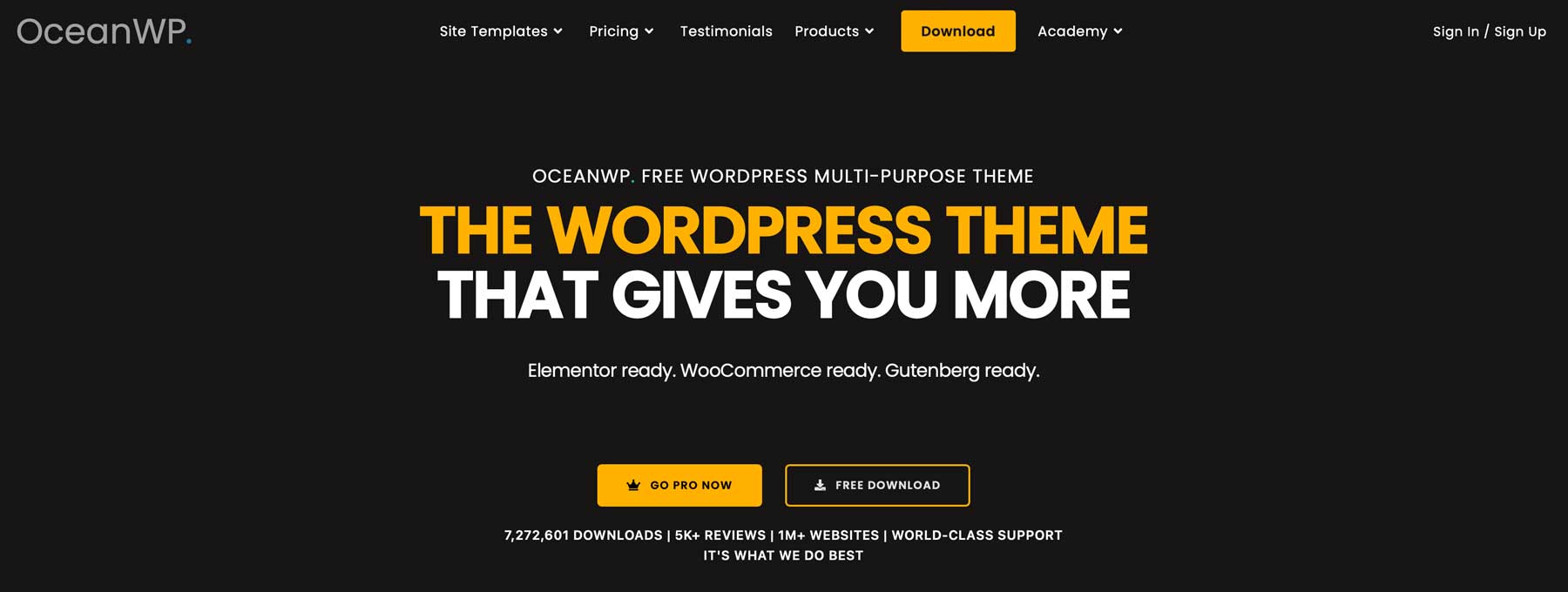 OceanWP best wordpress themes for beginners