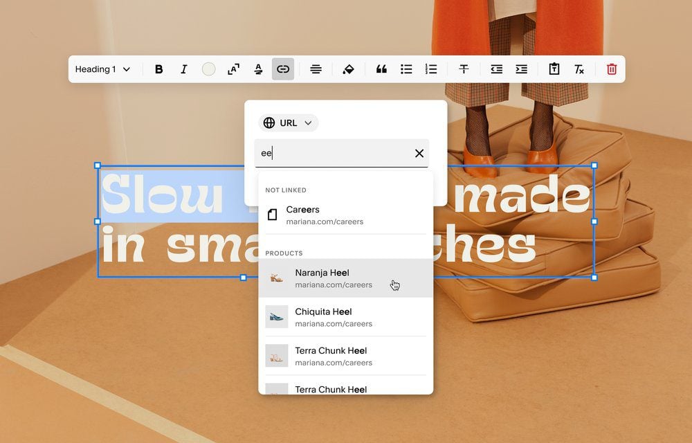 Squarespace Visual Page Editor