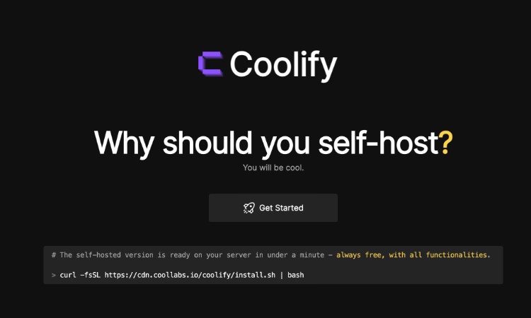 Coolify deployment platform