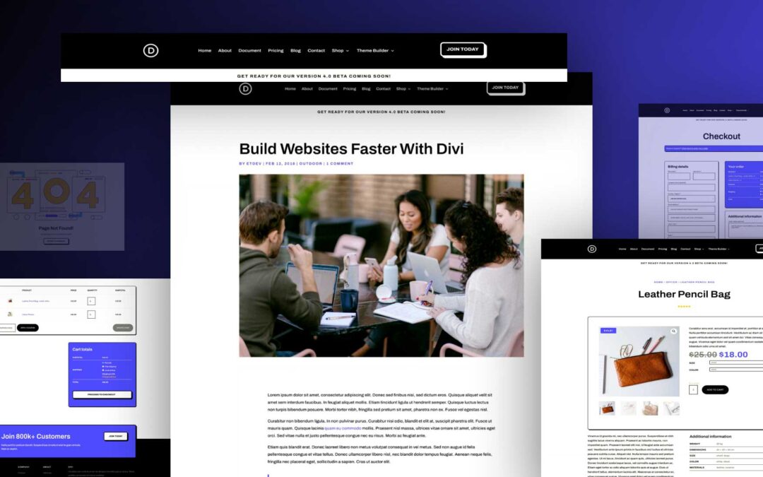 Download a Free Software Theme Builder Pack for Divi