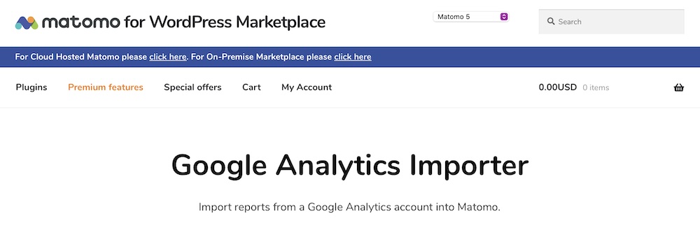 Install the Google Analytics Importer plugin to switch from GA4 to Matomo. 