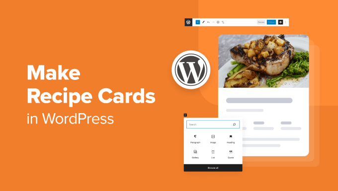 Find out how to Make Recipe Playing cards in WordPress (Step by means of Step)