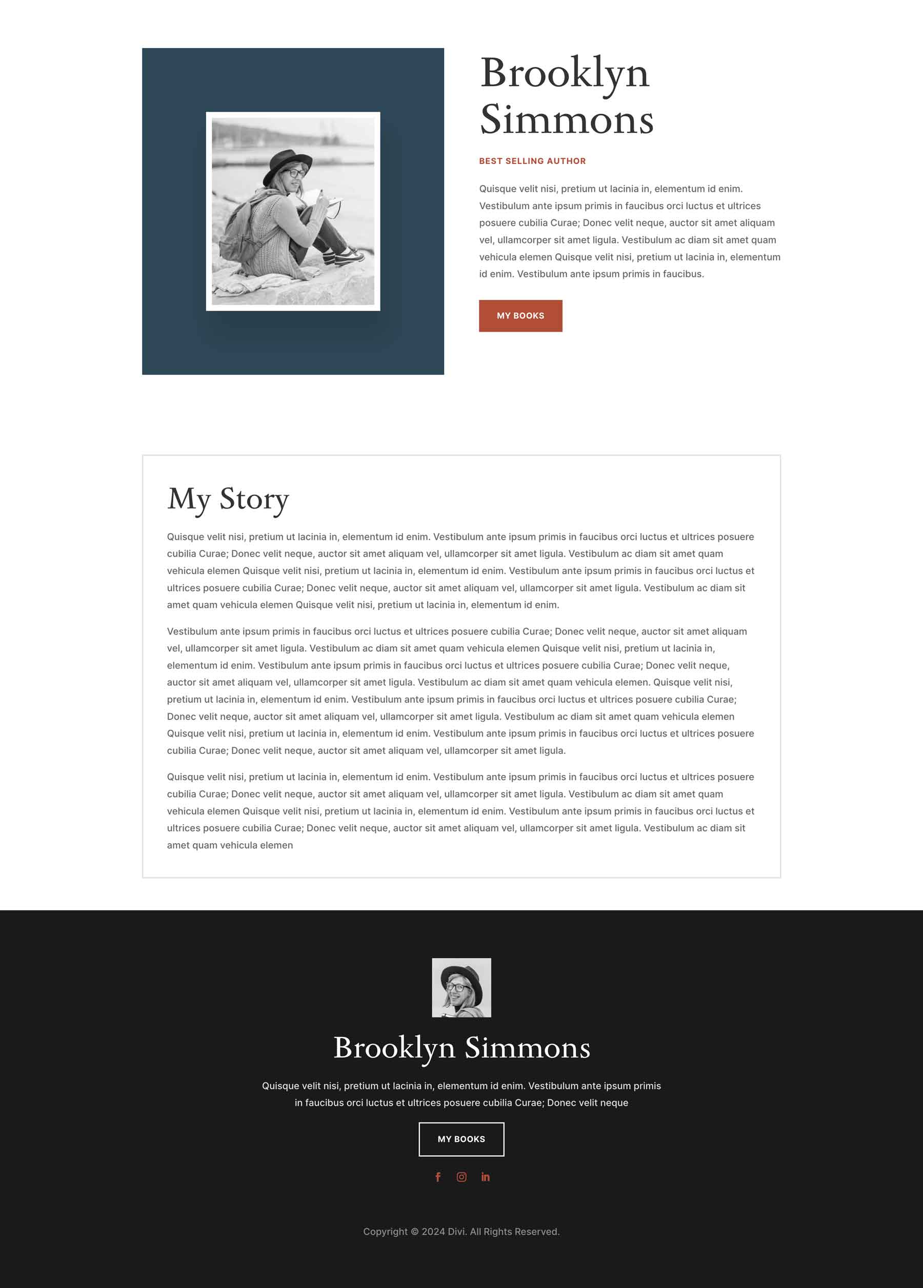 Writer Layout Pack for Divi