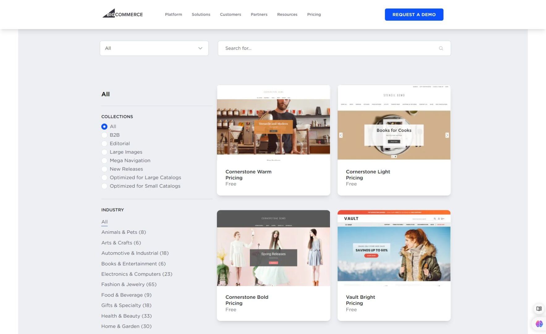 bigcommerce themes