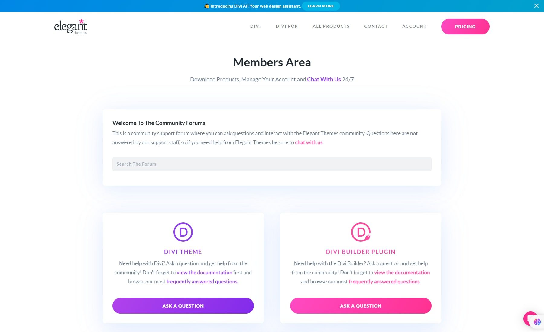 divi community forum