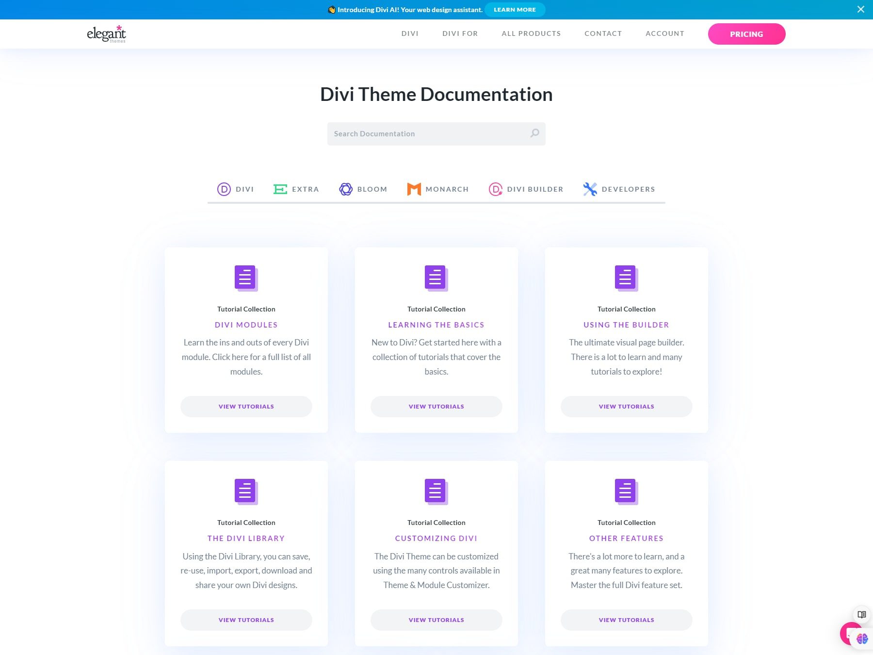 divi documentation