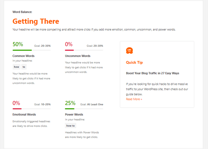 word balance headline analyzer