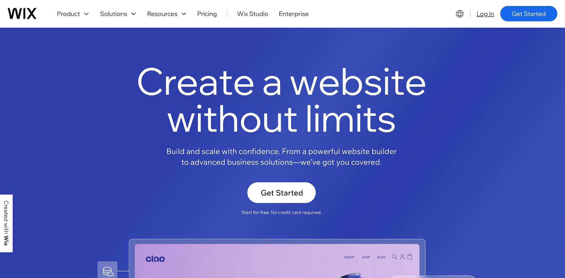 wix website builder