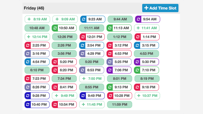 Scheduling Pins Using Tailwind